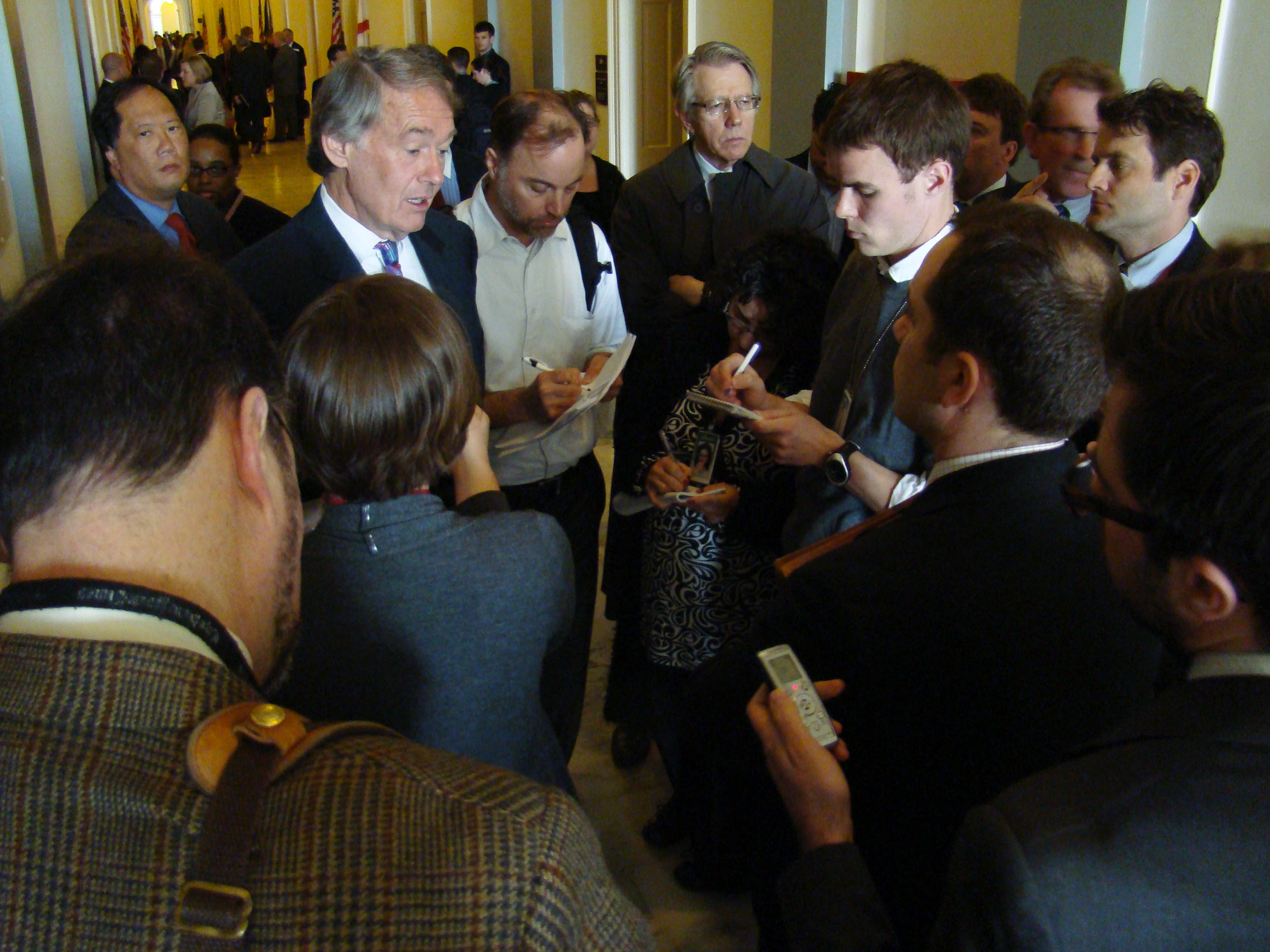 Chairman Markey after the hearing Chairman Markey after the hearing