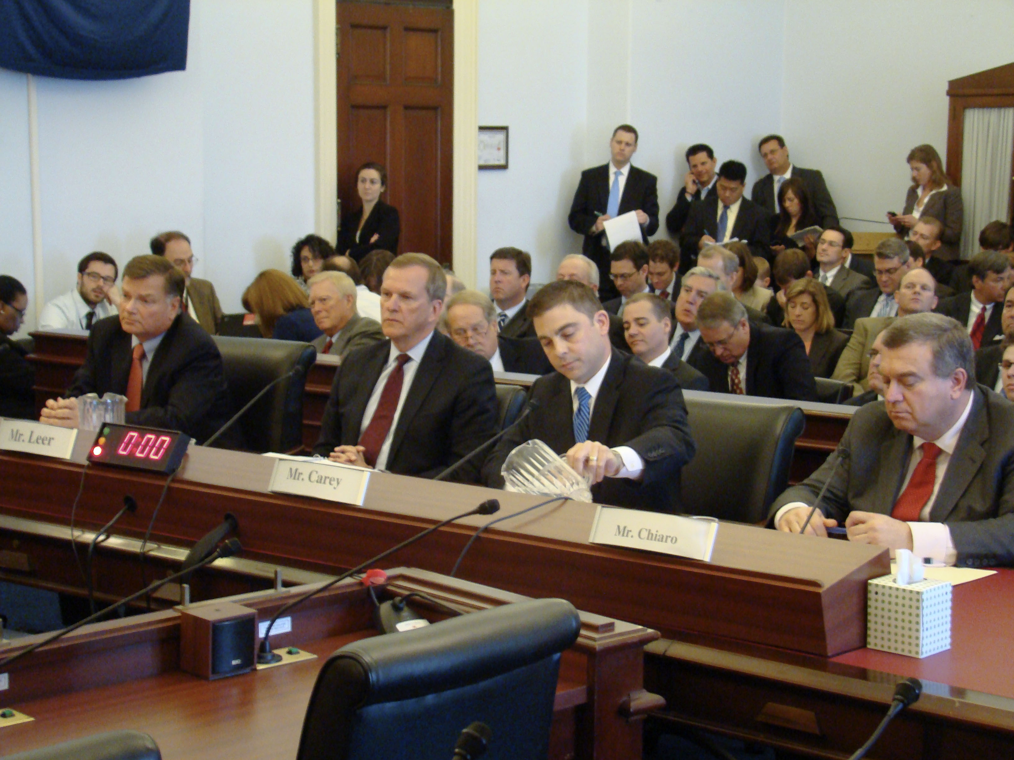 The panel of witnesses The Panel