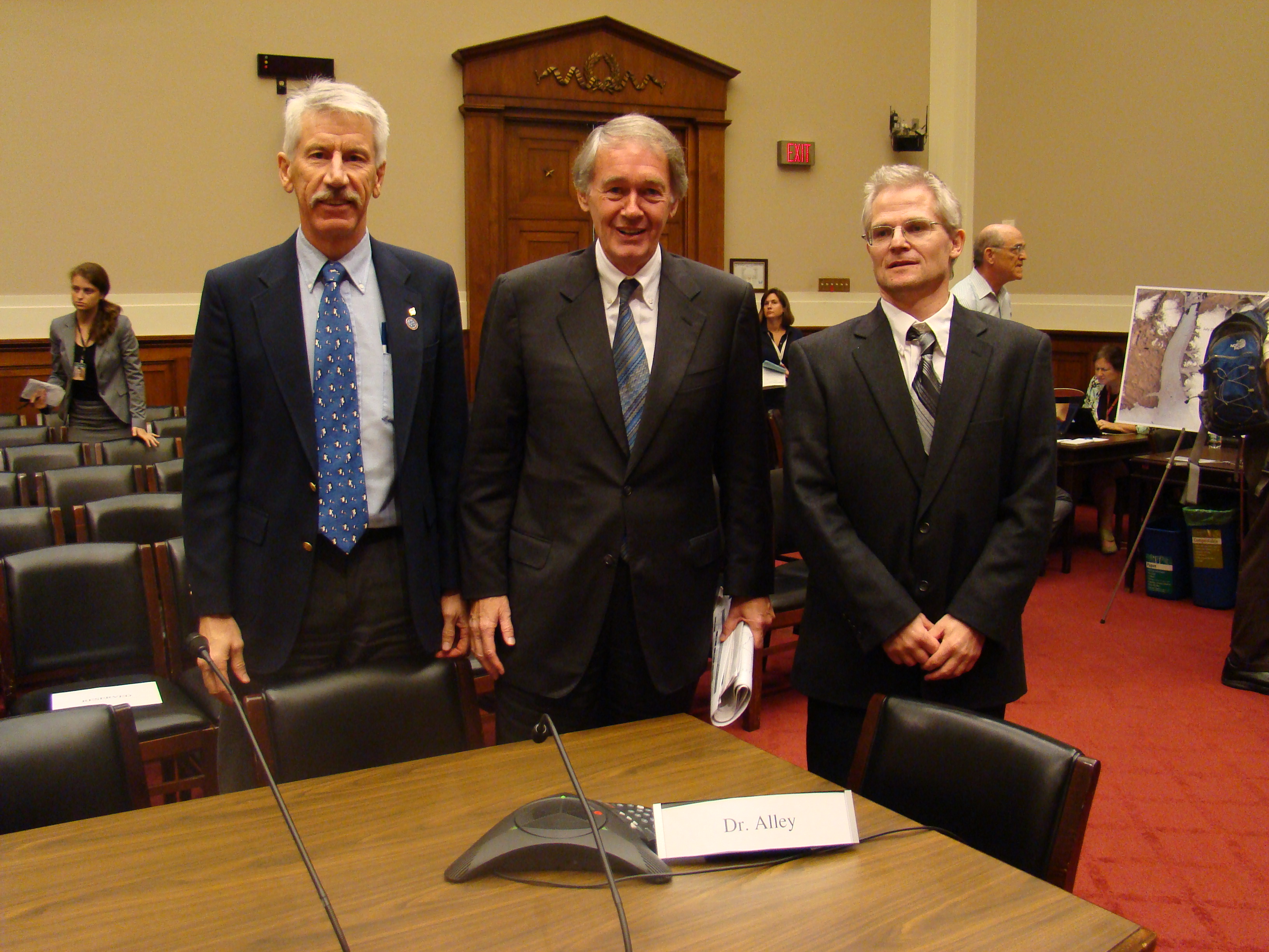 Chairman Markey with the witnesses
