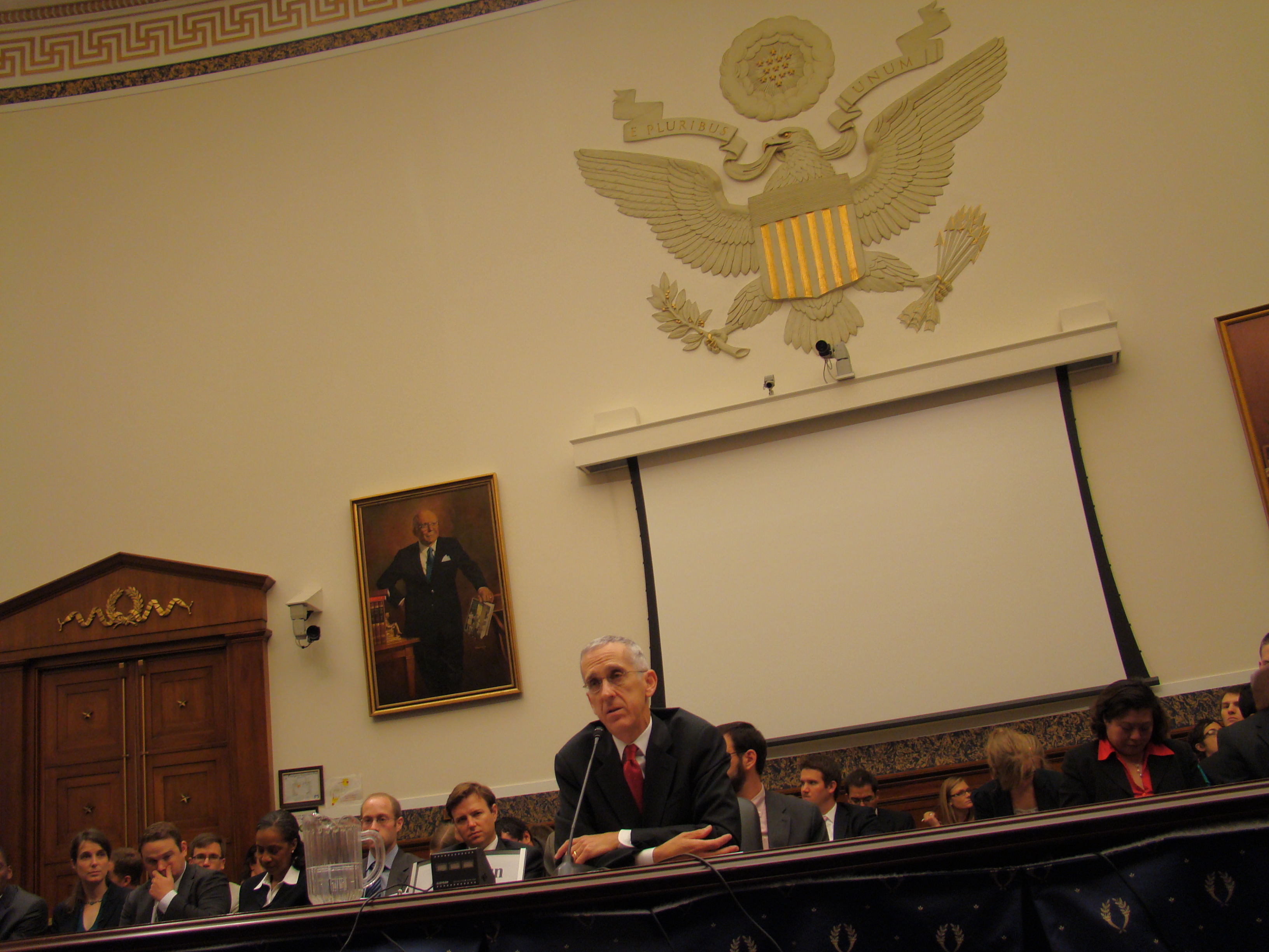 Mr. Stern testifies before the Committee