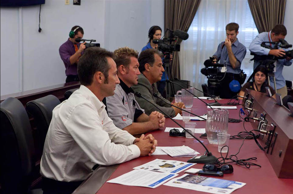 The panel at the briefing