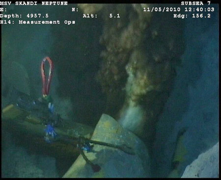 BP Photo of oil spilling BP Photo of oil spilling