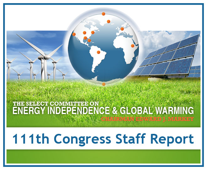 111th Congress Staff Report Header