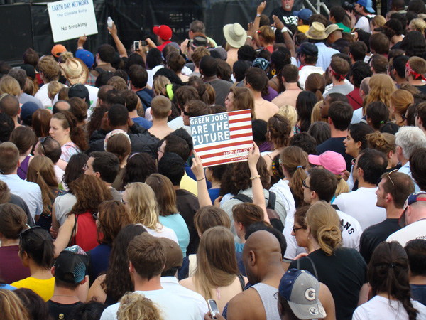The crowd