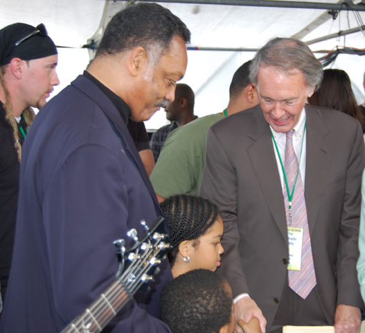 Chairman Markey and Rev. Jesse Jackson
