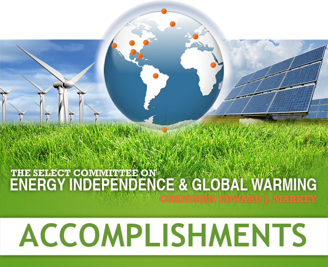 Select Comittee Accomplishments