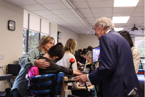 Senator Markey meeting with educators, disabled students