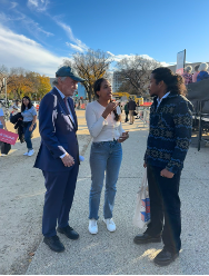 Senator Markey and Justin Jones