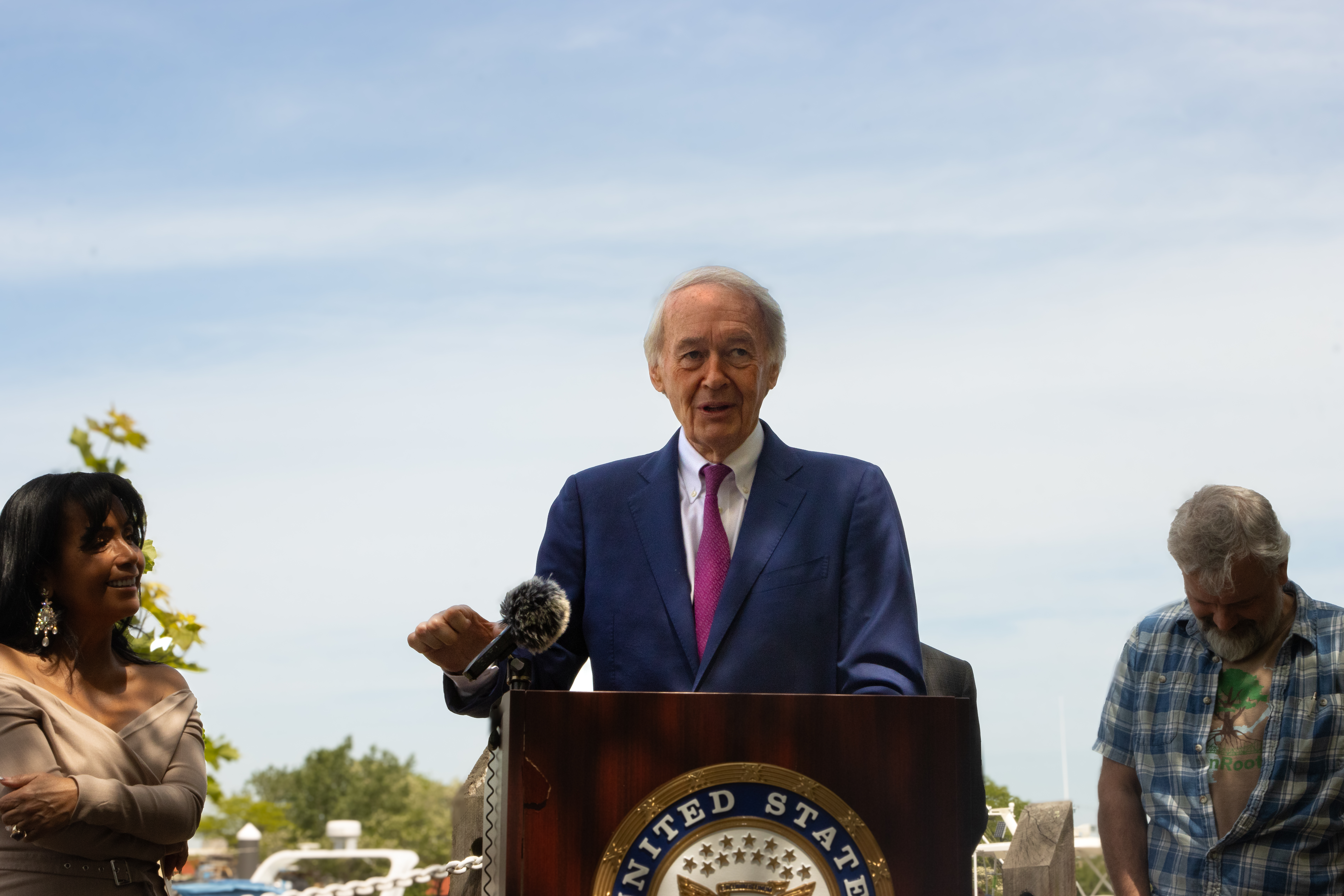 Senator Markey in Chelsea