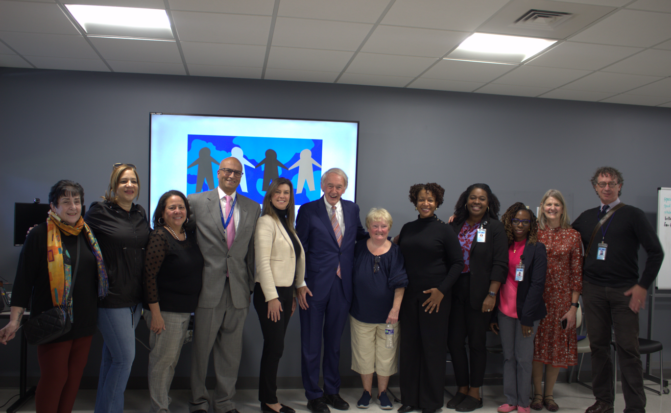 Senator Markey joined by health care providers, advocates at Upham’s Corner Health Center